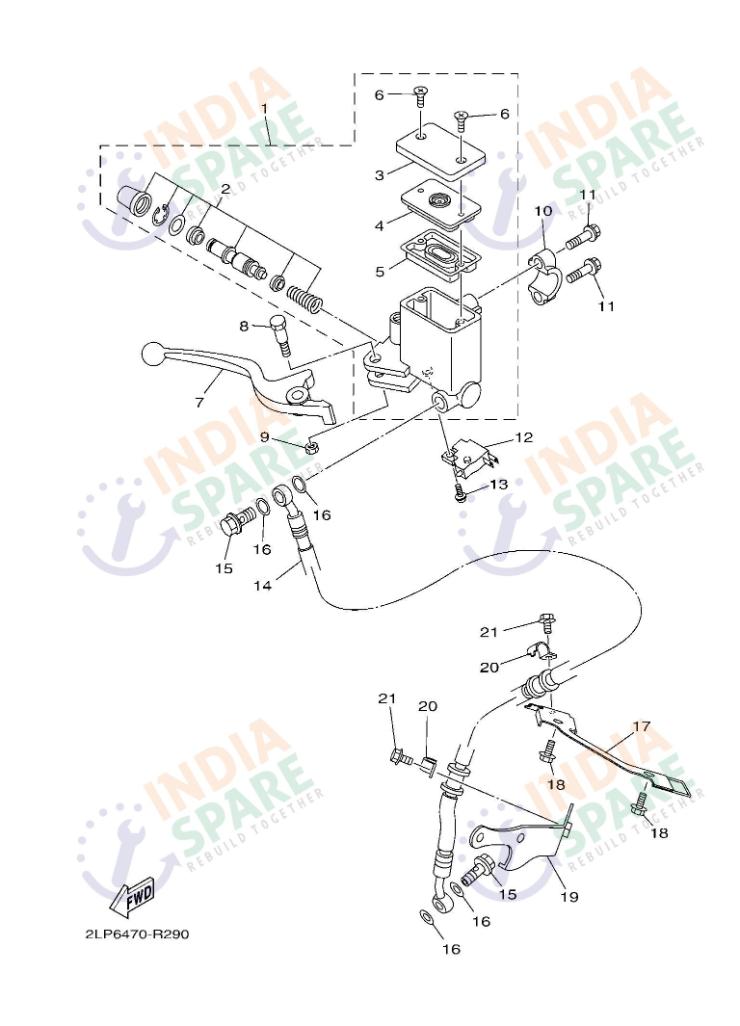 FRONT MASTER CYLINDER